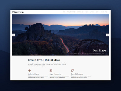 J51 Valencia - A Joomla Template adventure joomla joomla designs joomla template joomla templates template travel web design webdesign