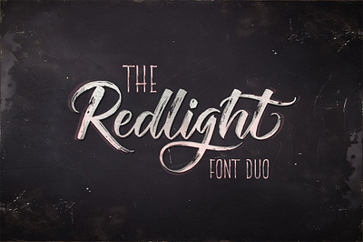 The Redlight Font Duo brush font brush lettering brush script font font design fonts graphic hand lettering handmade font lettering logo fonts retro font typedesign typeface typefaces typography vintage font