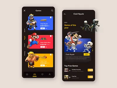 Game Platform game ui ux ui uxdesign
