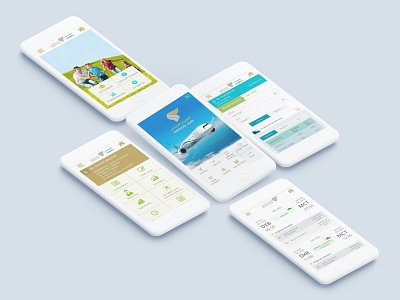 Oman Air mobile app airline airline app booking app clean design flight booking flight booking app flight schedule flight search flight ticket frequent flyer minimal mobile ui mobile ux simple ui ux