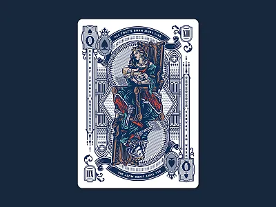 Stories / Queen of Spades art book cards claver design engraving illustration playing cards queen