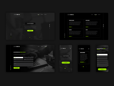 CodeBLCK Webdesign black ui webdesign