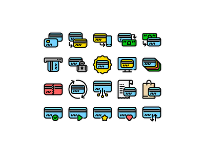 Cards atm bank banking card card design cash cashback credit debit dollar economics exchange icon iconset lineart money online shopping