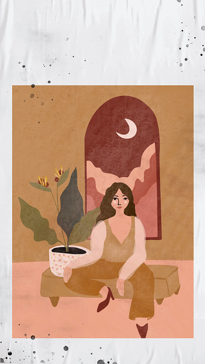 Moroccan dreams design flowers illustration illustration art
