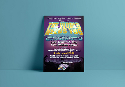 Dance Event Flyer carnival flyer cheer competition dance party event flyer fiverr flyer design graphicdesign illustration print design scholarship