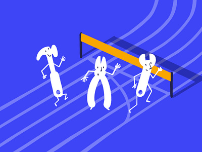 Remote Design Sprint Tools blog design design sprint doodle illo illustration procreate race sketch sprint tools