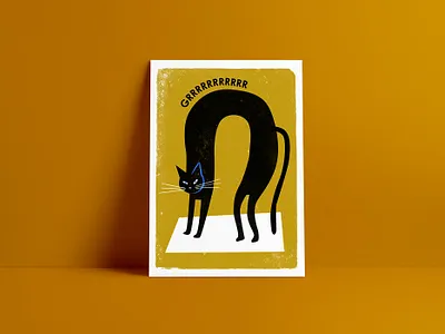 Cool cat 01 black cat cat illustration nature