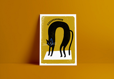 Cool cat 01 black cat cat illustration nature