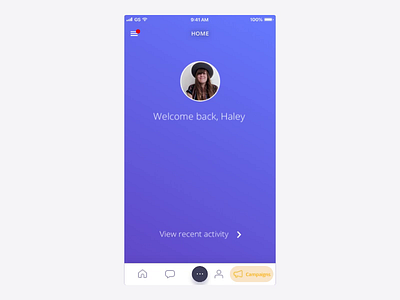 Concept 1—Navigation Bar Redesign animation app design businesscard icons mobile mobile app mobile design mobile ui navigation navigation bar scan card