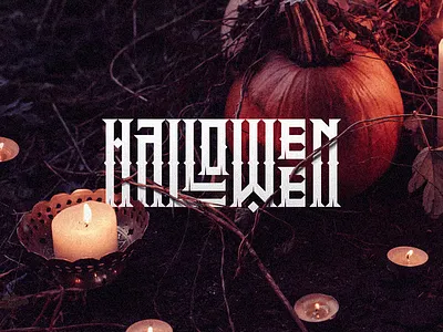 Halloween brand emblem halloween illustration letter logo logotype mase maserekt monogram pumpkin symbol typography