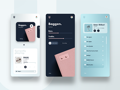 Urbanears App app design graphic music phone speakers ui ui design urbanears ux