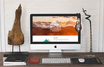 Cascadia Community Engagement Project branding design ui ux web website