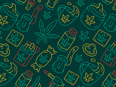 Weed for health, isn't it? background cannabidiol cannabis cbd cigarette drug hashish health icon industry legalize lollipop marijuana medicinal pattern print relaxing seamless texture weed
