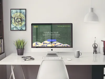 WCASA screen mock design ui ux web