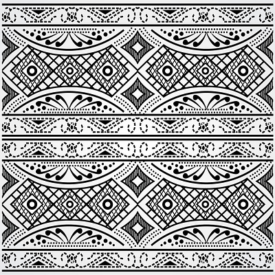 line art ornamen batik design line line art vector