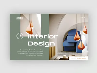 Architecture Studio - Home Page Exploration architecture clean design homepage minimal ui ux web web design webdesign website