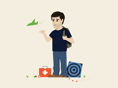 Jack Shephard character character design first aid illustration jack shephard kite