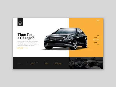 Car Brand Landing Page car design graphic graphic design landing page ui ui design ux ux design web web design website website design