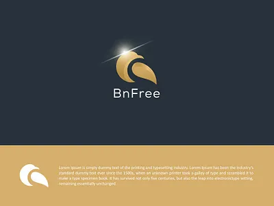 BnFree PROFESSIONAL BUSINESS LOGO branding clean design flat icon identity illustration illustrator lettering logo logodesign