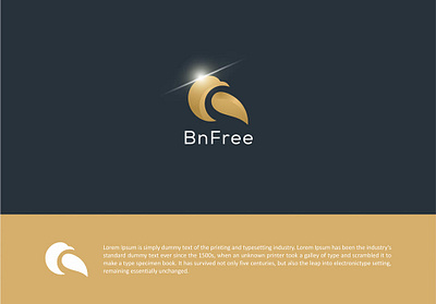 BnFree PROFESSIONAL BUSINESS LOGO branding clean design flat icon identity illustration illustrator lettering logo logodesign