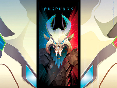 ragnarok fortnite anthony leon studio adobeillustrator anthonyleonstudio fortnite game art gaming art illustration illustrator art posterdesign ragnarok vector