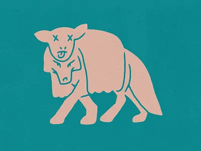 Deceit design illustration photoshop procreate sheep wolf