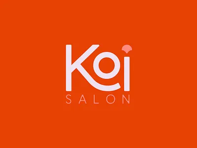 Koi Salon / Rebrand Concept beauty branding fish hair koi logo rebranding salon scale