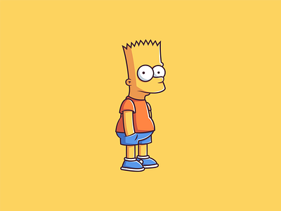 Bart Simpson Illustration adobe illustrator design illustration illustrator simpsons vector