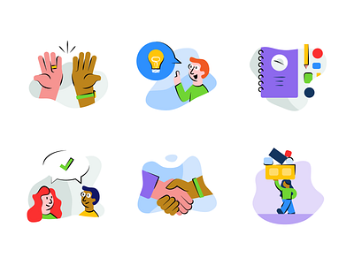 Hiring Skill Badges, Part 1 app badge hiring hr illustration job people skill spot illustration