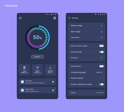 Settings Page daily 100 challenge dailyui design figmadesign ui