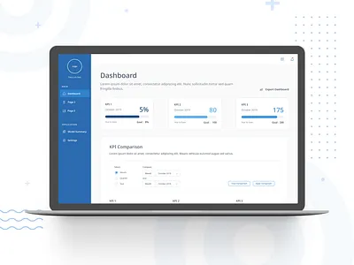 Customer Churn Visualization Dashboard app design fintech ui