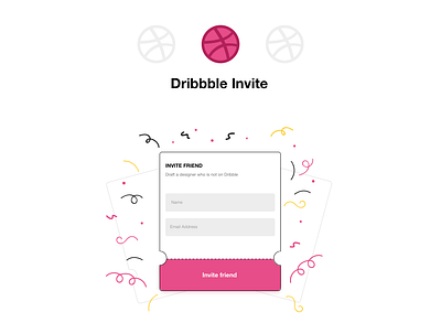 1 Dribbble Invite app arabic daily ui design illustration invitation invite invite design invite friends ui ui design uidesign uiux ux