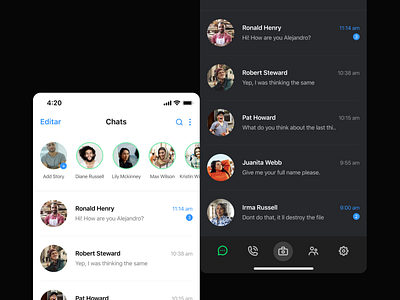 WhatsApp - Concept adobe xd chat design figma figmdesign invision studio landing page sketch ui ui design uiux ux webdesign whatsapp