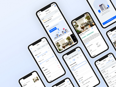 Student Housing App college design dorm housing internship mobile app sketch student ui university ux