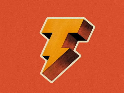 Thunder 36dayoftype illustration lettering light texture thunder