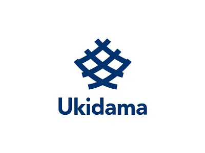 Ukidama Logo block chain blockchain brand concept brand design brand identity branding combination mark design financial logo