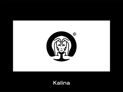 Logo Kalina branding design flat icon illustration illustrator logo