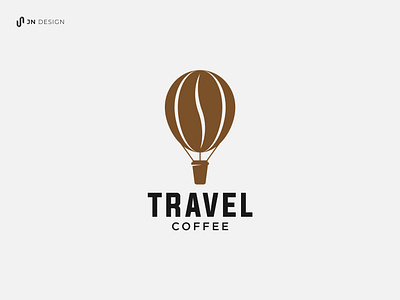 Travel Coffee Logo adventure brand identity branding coffee coffee shop company logo design dribbble graphic design hot air ballon hot air balloon journey logo logo design logo idea travel