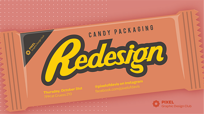 PIXEL Halloween Event Banner branding candybar flyer flyer design poster