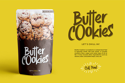 Butter Cookies - Packaging branding font font awesome font design font family fonts free fonts handlettering logo typography