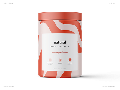 Marine Collagen Packaging Pt. 2 brand brand identity branding clean collagen design flat illustration minimal minimalist logo packaging packaging mockup packagingdesign typography