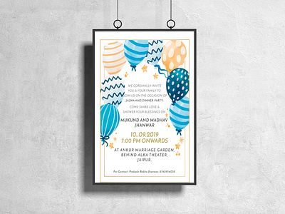 INVITATION FLYER OF JALWA FUNCTION advertisement branding design designer graphicdesigner illustration poster typography vector