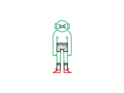Creature from the hipster Lagoon character design halloween icon illustration merman monster vector vector illustration