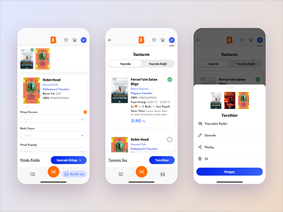 Book App Library app book book cover booking app books buy cover edit ios library list listing minimal mobile reading sell store ui ux