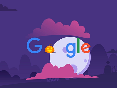 Google Happy Halloween adobe aftereffects adobe illustrator cc adobe photoshop cc animation behance branding design design inspiration flat google halloween halloween design icon illustration logo minimal motion design motiongraphics practice