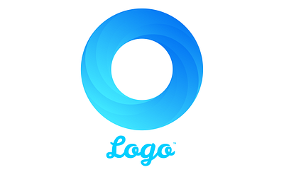 swirly l0g0$ blue gradient gradient design logo design logodesign logos