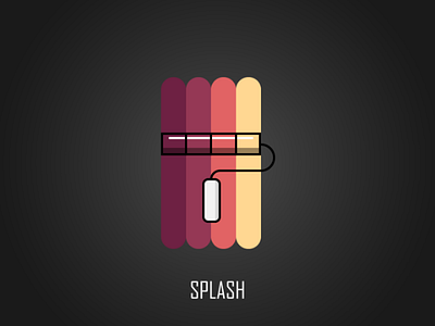 Splash graphics design illustration