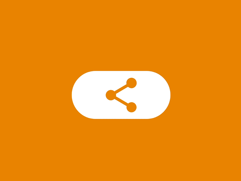 DailyUI #010 / Social Share animated gif branding button concept dailyui dailyui 010 social share