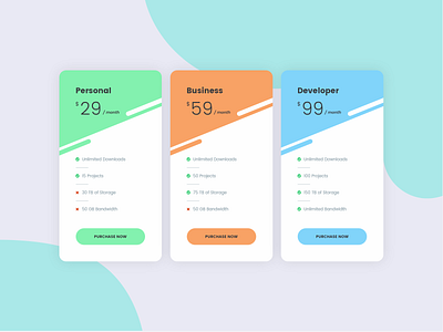 Pricing Table Concept 001 admin dashboard design logo minimal photoshop portfolio pricing table professional psd template ui ui design user interface ux vector website