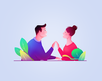 Couples Illustration Pack website ui ux design appdesign application banking branding couples finance healthcare illustration webapp webdesign website